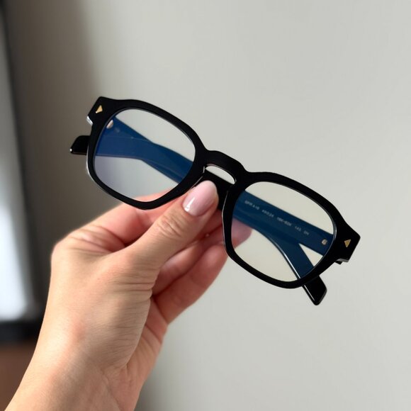 Prada Men Eyeglasses Black Square PRA16S 16K60K NEW AUTHENTIC - Picture 2 of 15